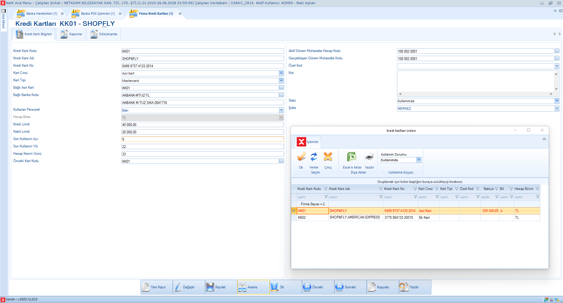 Firma Kredi Kartları